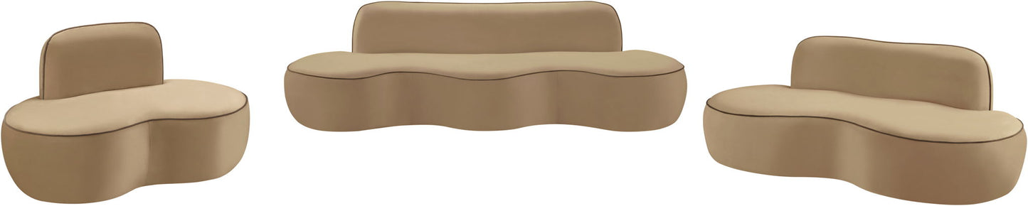 Swerve - Velvet 101" Upholstered Sofa