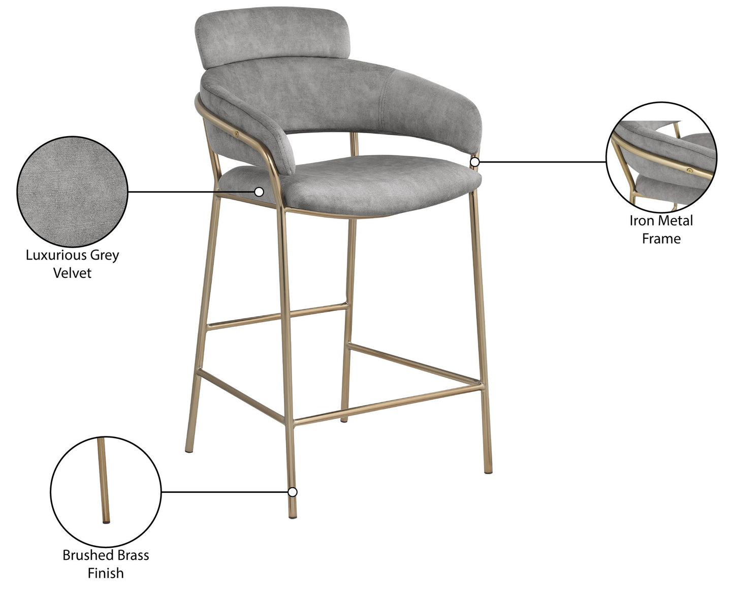 Yara - Counter Stool