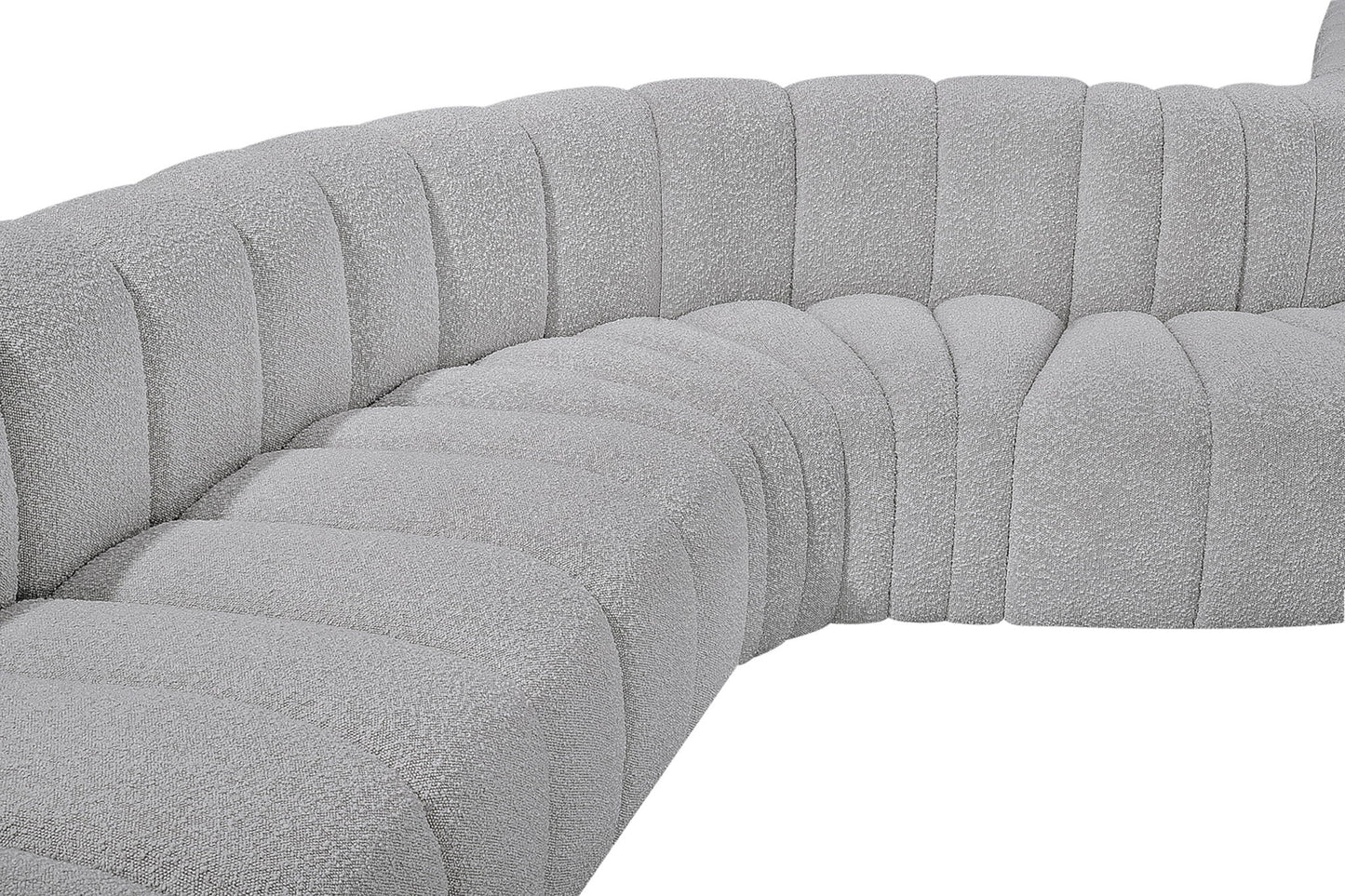 Arc - Boucle Fabric Modular Sectional