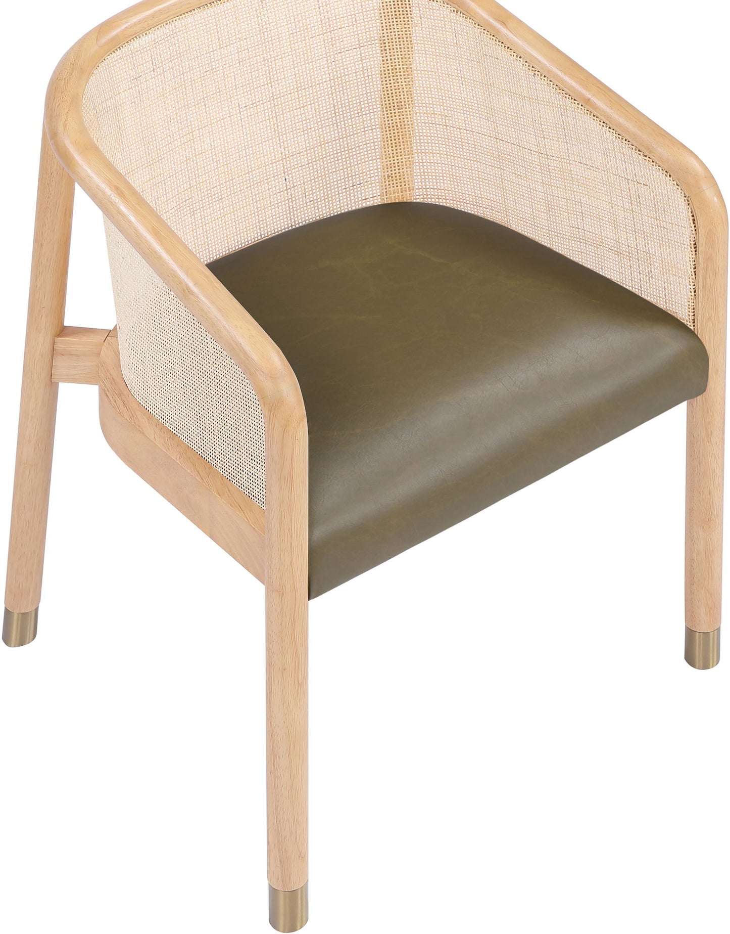 Sylvan - Vegan Leather Dining Chair (Set of 2) - Natural Frame