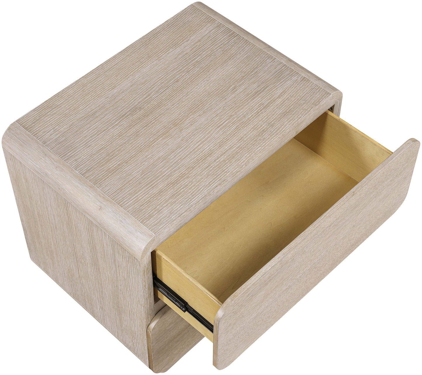 Adagio - Solid Wood And Oak Veneer Nightstand