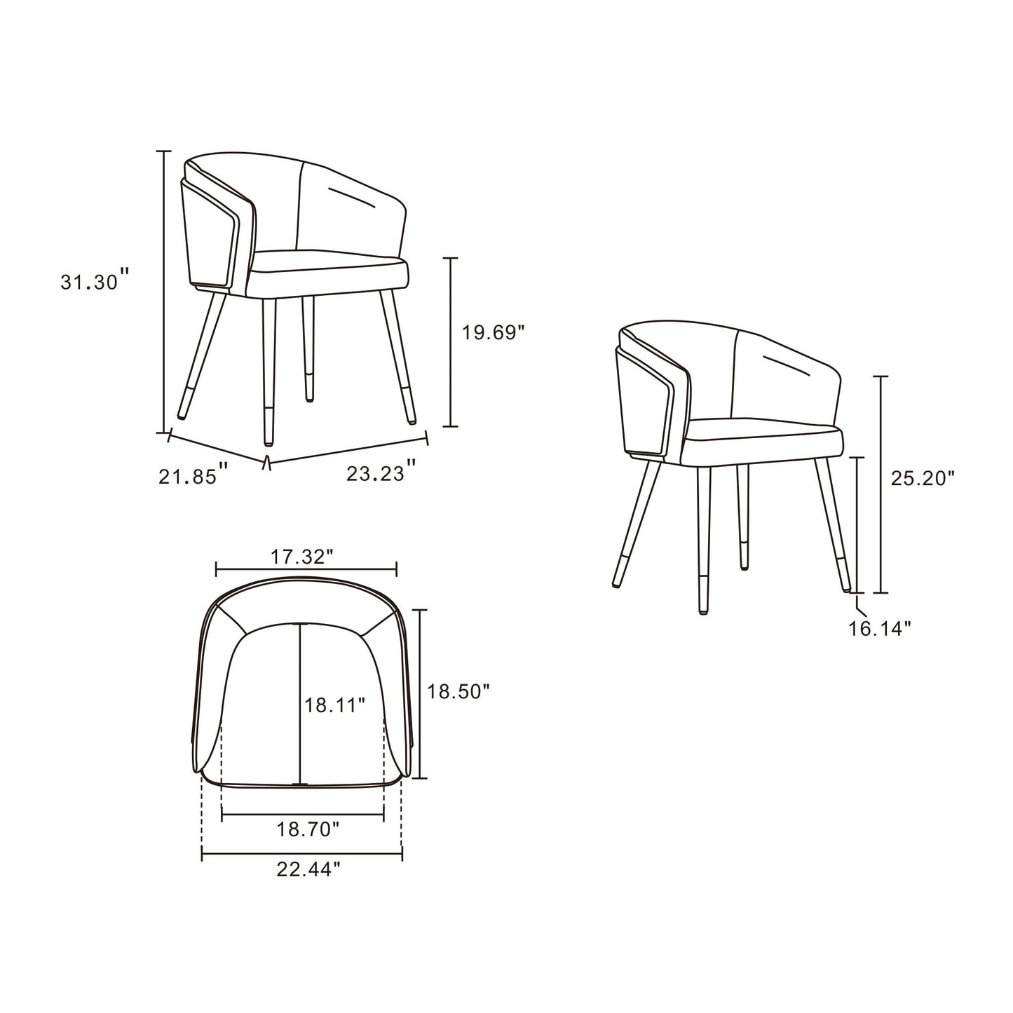 Manhattan Reeva - Dining Chair