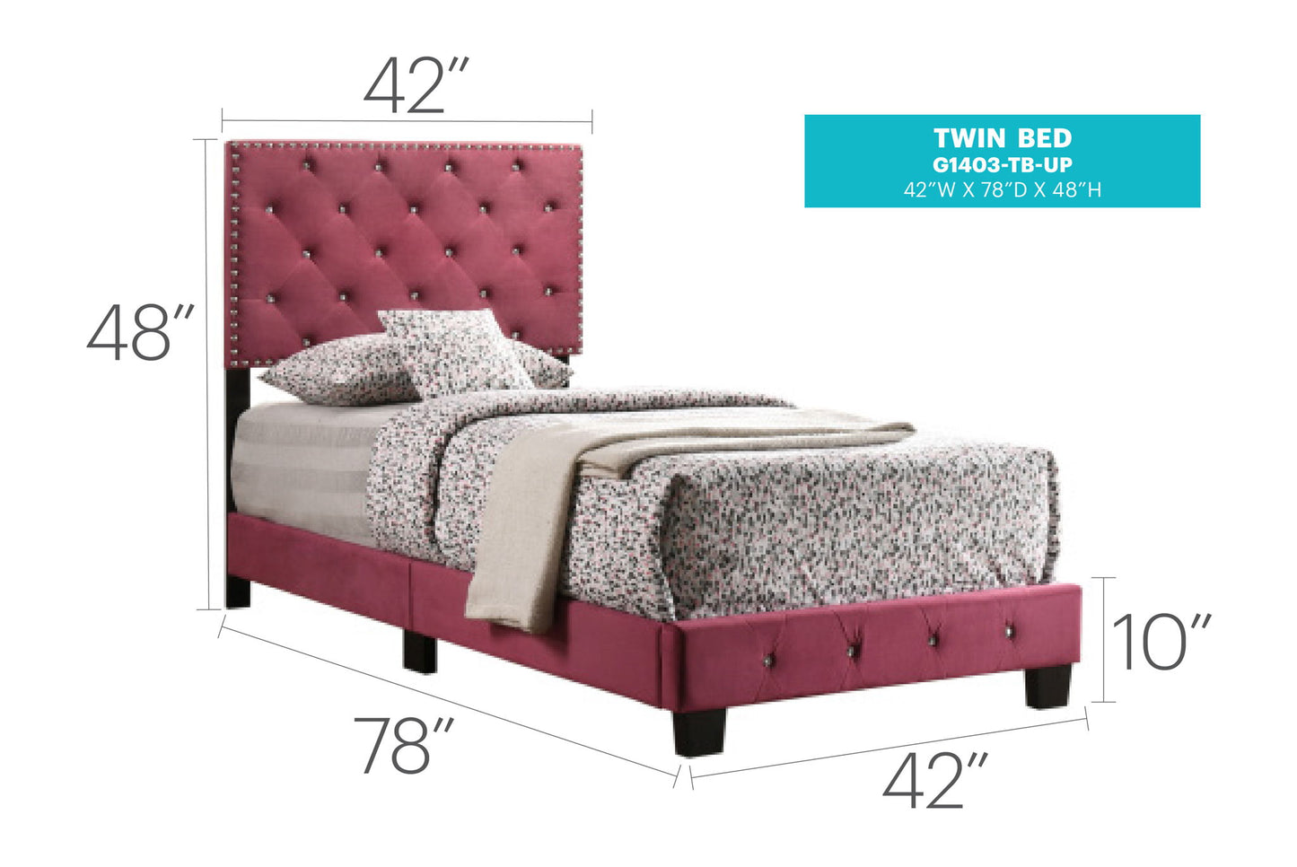 Glory Furniture - Suffolk - Bed