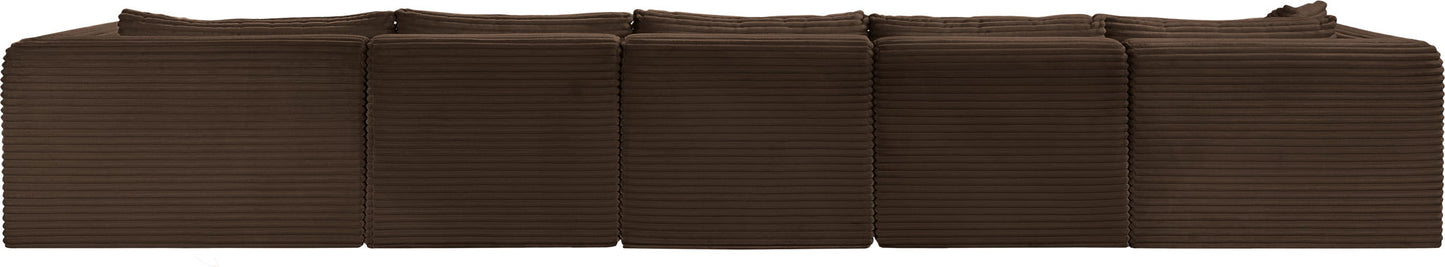 Shaggy - 5 Piece Modular Sectional With Chaise