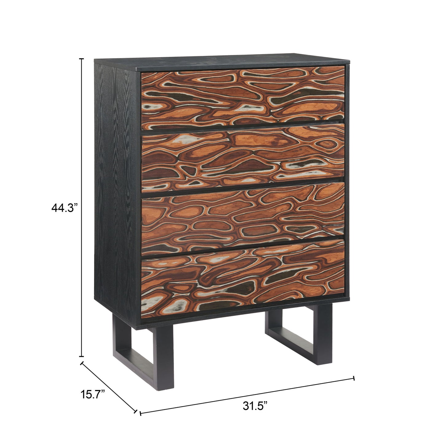 Aremi - Chest - Brown / Black