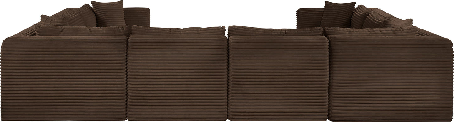 Shaggy - 8 Piece Modular U-Shaped Sectional