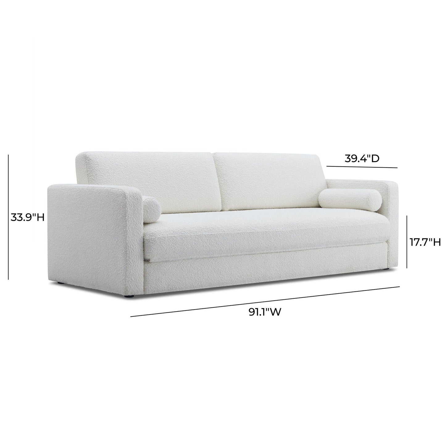 Ryan - Boucle Sofa Bed