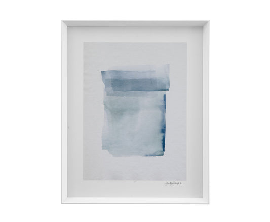 Water Color Lens I Framed Print - White