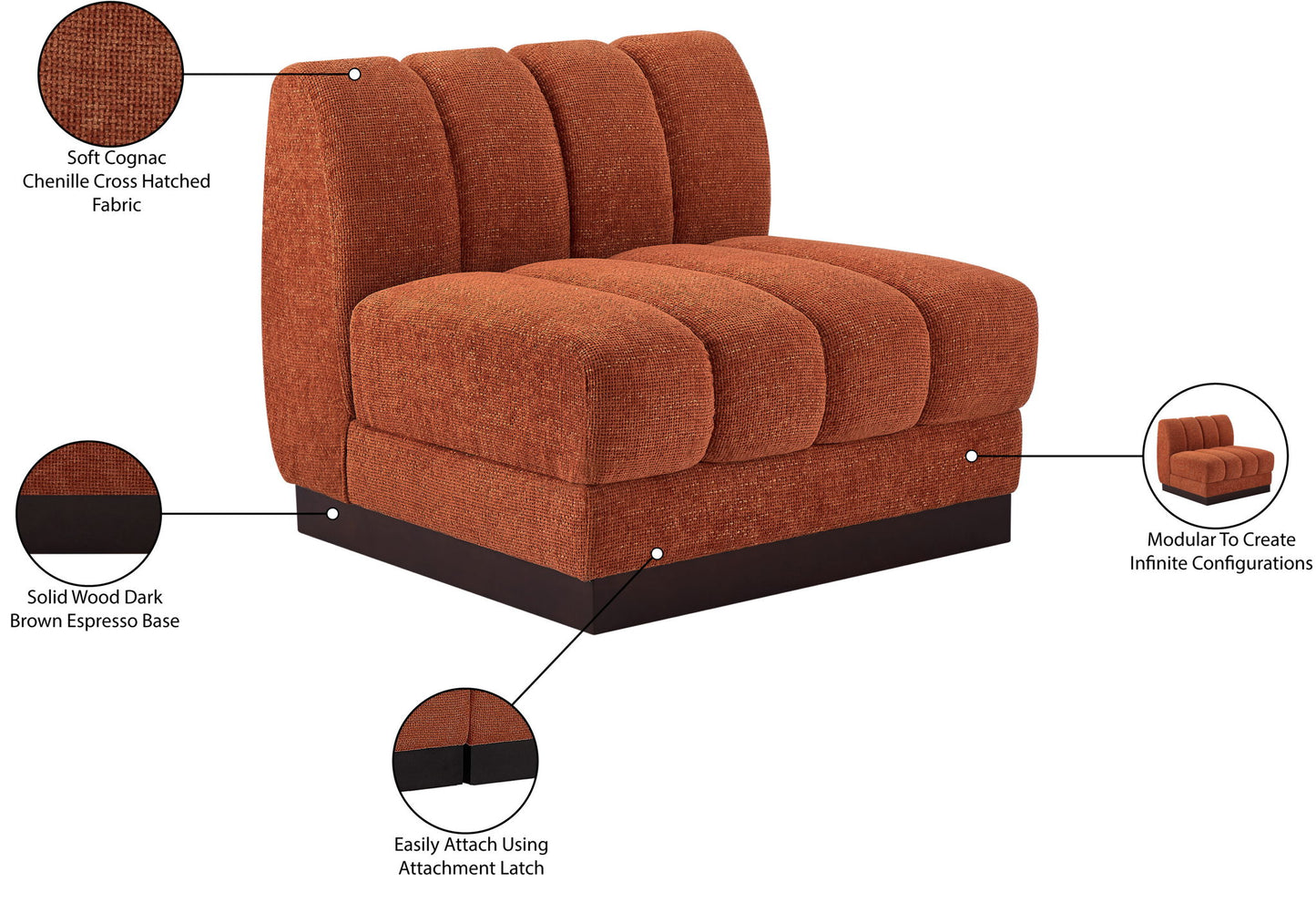 Quinn - Armless Chair
