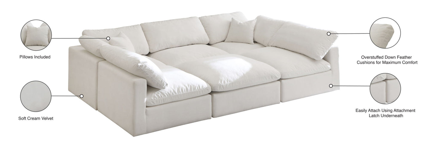 Plush - 6 Piece Modular Sectional