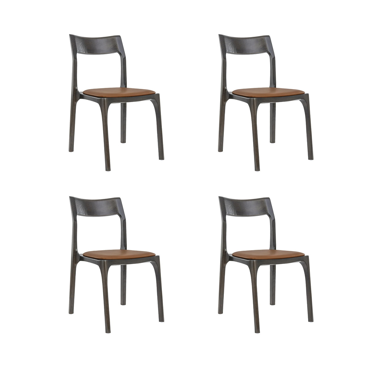 Moderno - Dining Chair (Set of 2) - Saddle