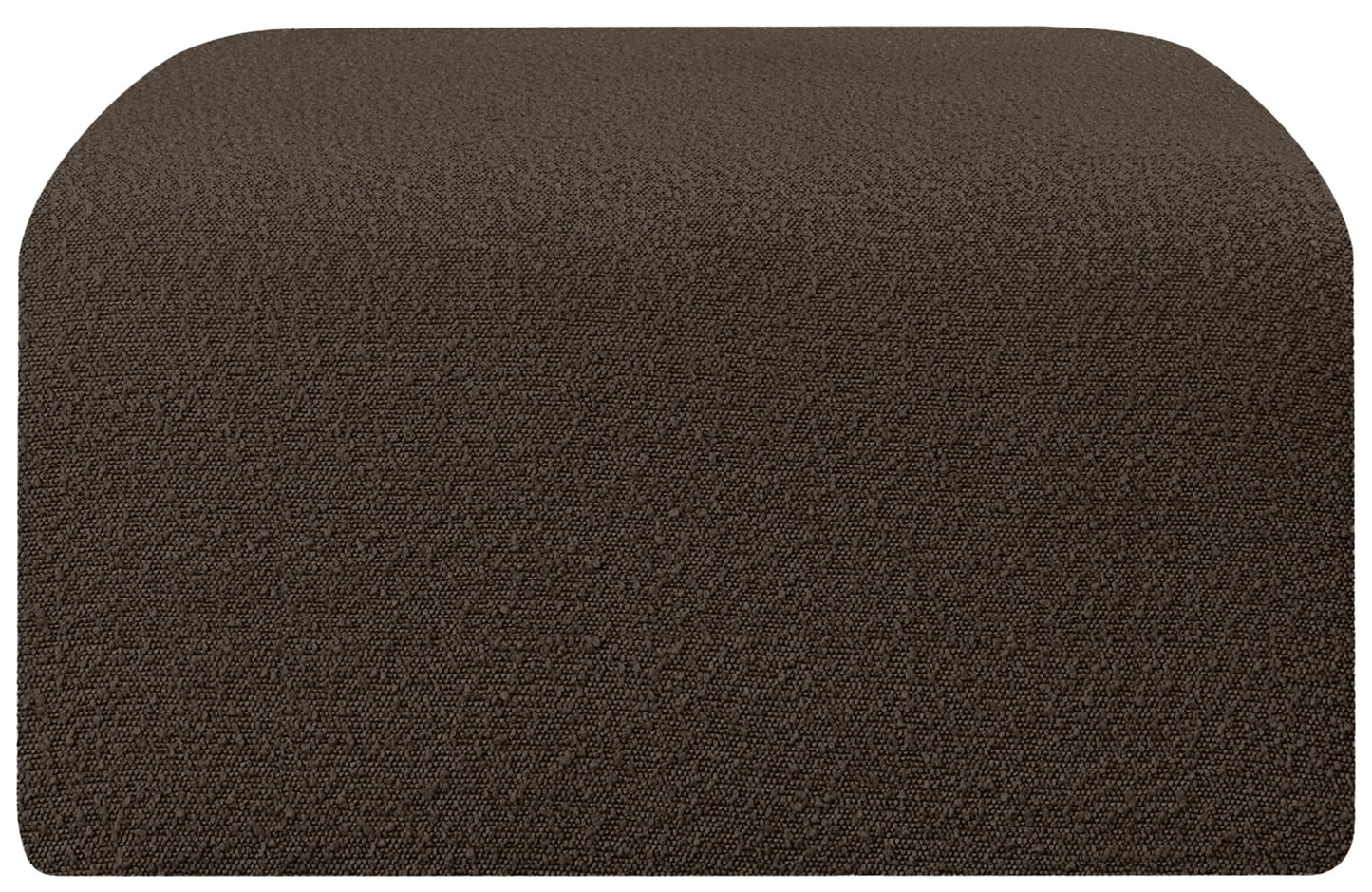 Arc - Boucle Fabric Ottoman