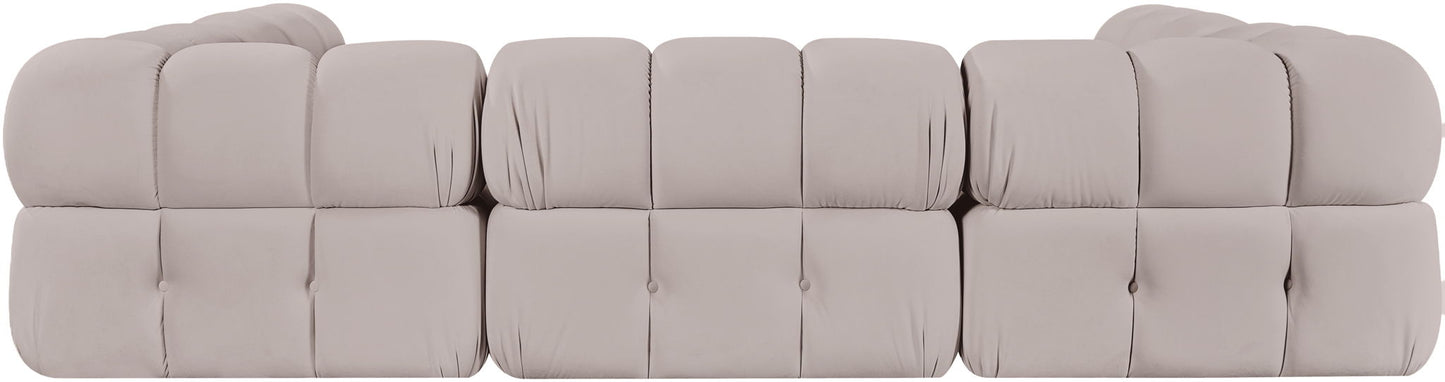 Orin - Velvet 6 Piece Modular Sectional
