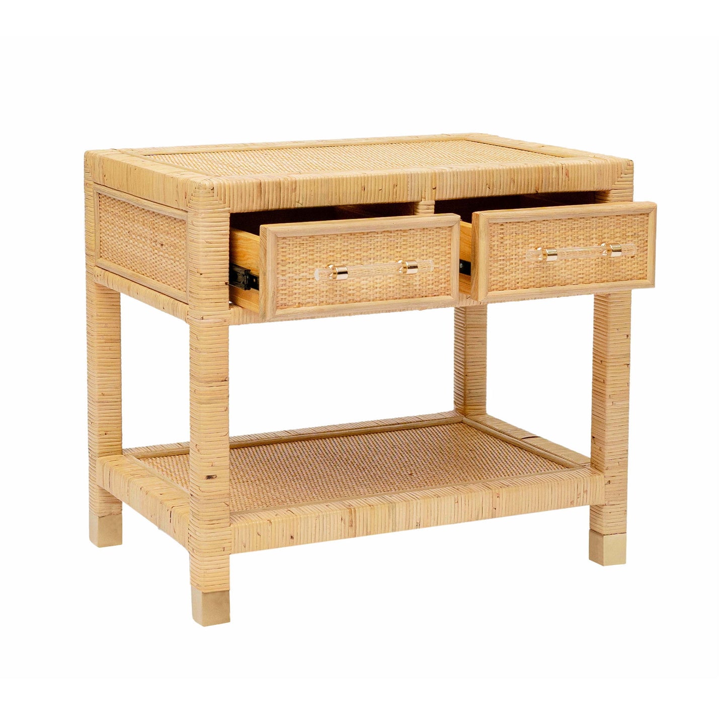 Amara - Rattan Nightstand - Natural