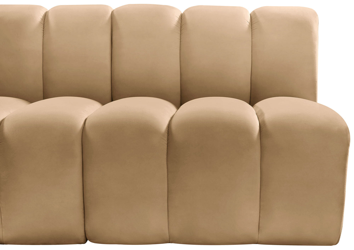 Arc - Velvet Modular U-Shaped Sectional