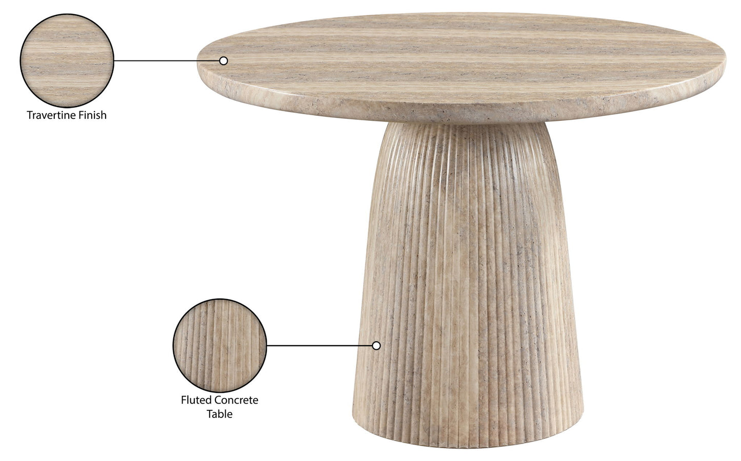 Venosa - Traverine Table