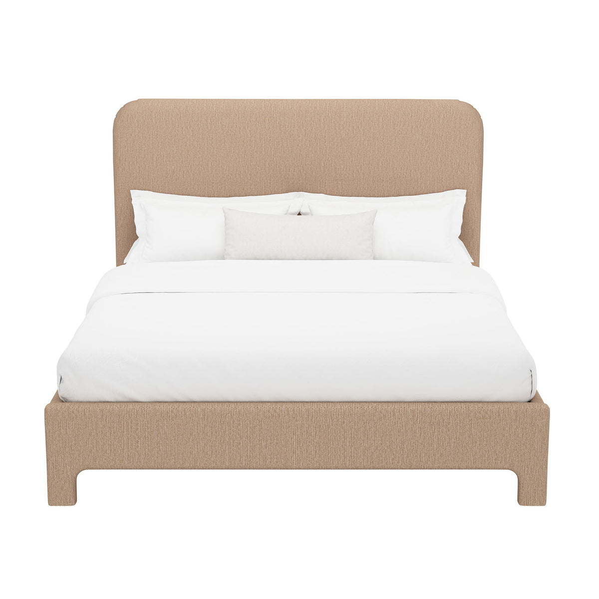 Layton - Rounded Corner Upholstered Bed