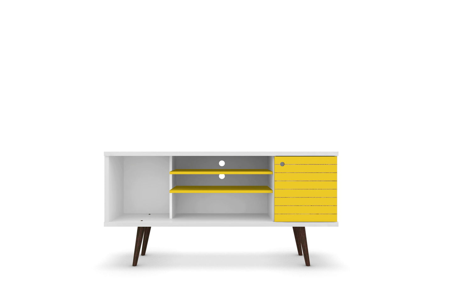 Manhattan Liberty - 53" TV Stand With White Frame