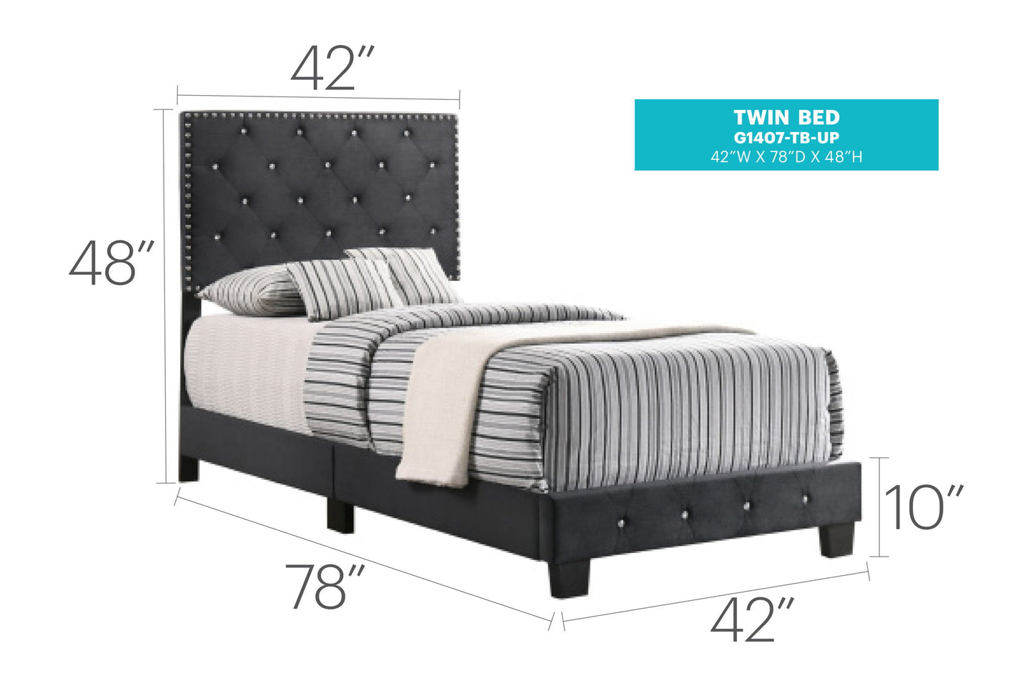 Glory Furniture - Suffolk - Bed