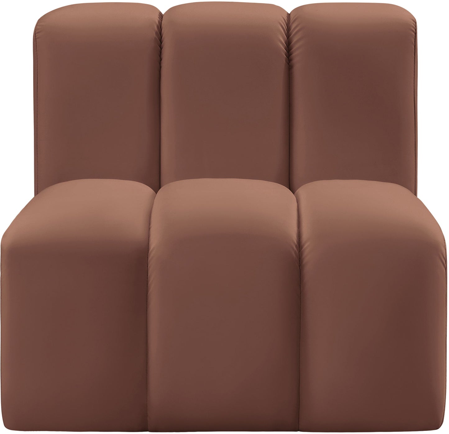 Arc - Faux Leather Straight Chair