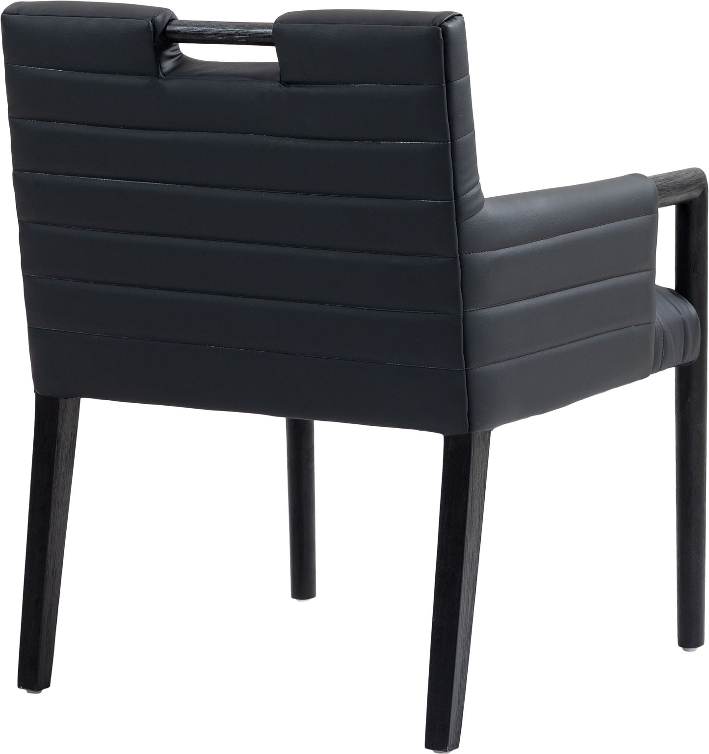 Aimee - Dining Arm Chair - Black Legs