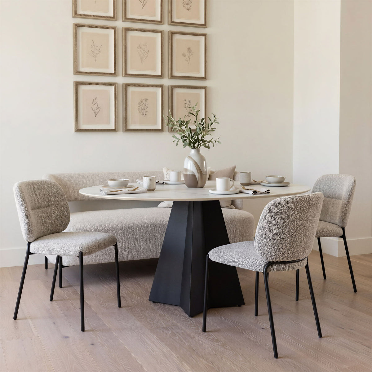 Plat - Dining Chair (Set of 2) - Gray