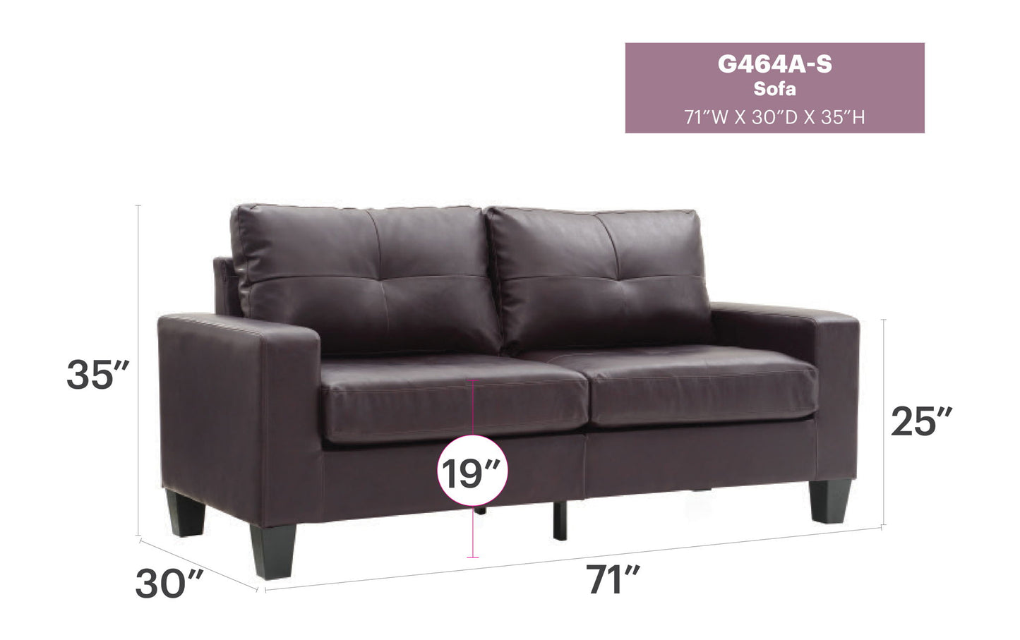 Glory Furniture - Newbury - Sofa