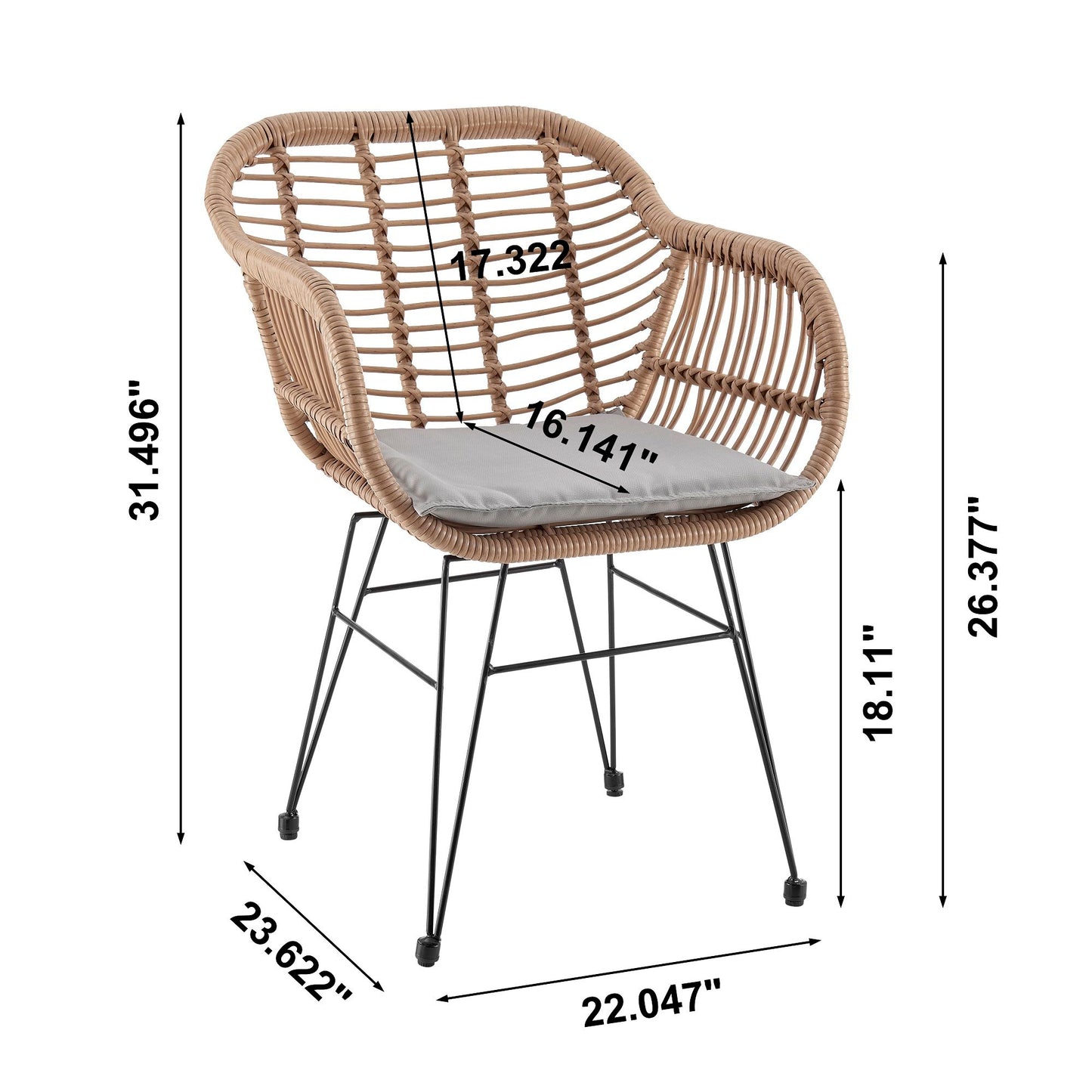 Manhattan Antibes - 3-Piece Conversation Set