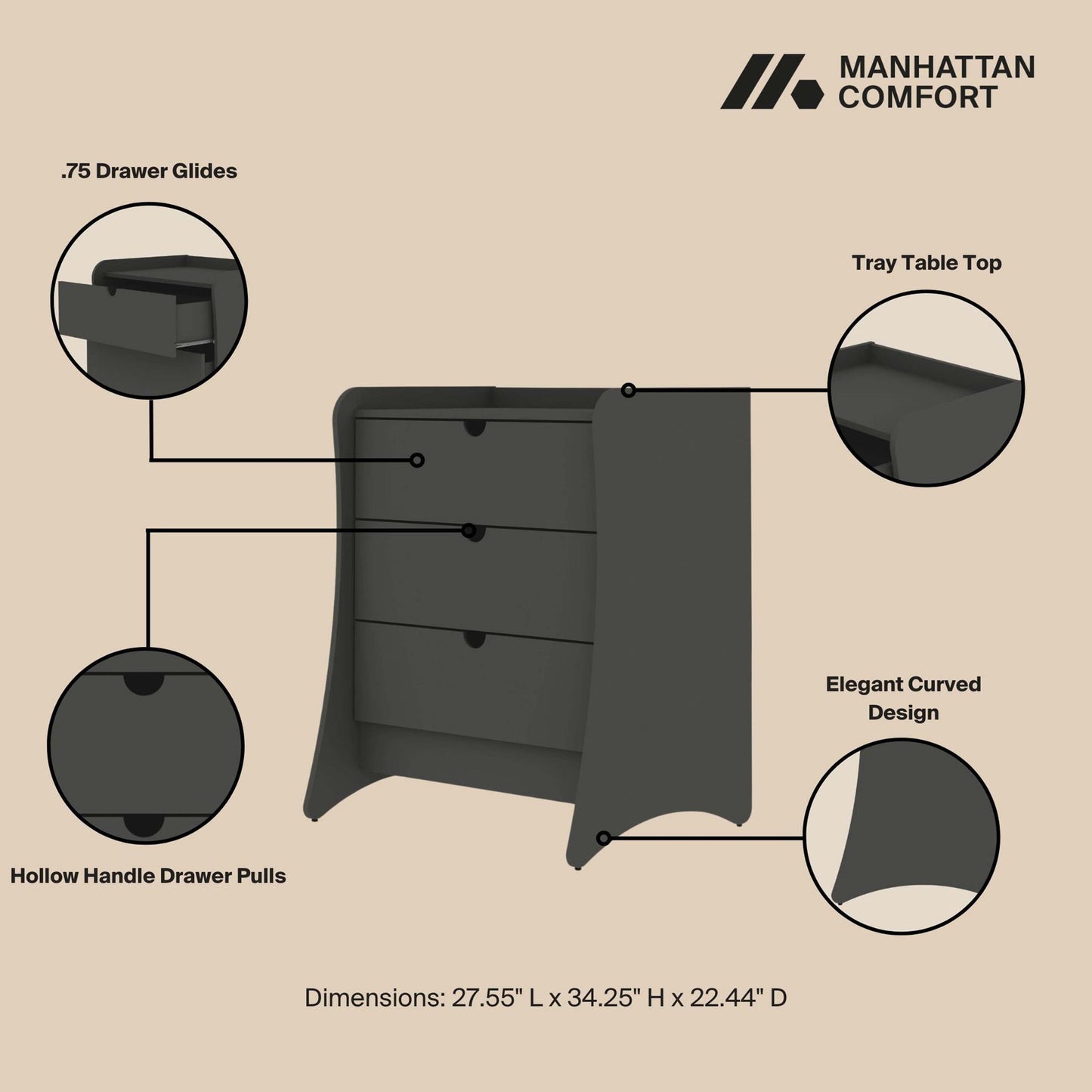 Manhattan Coney - Nightstand