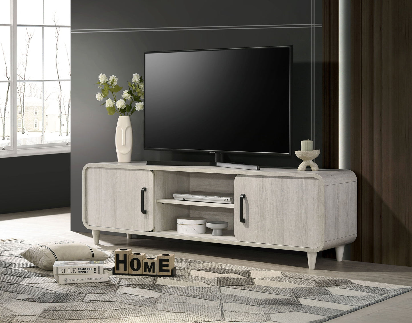 Nyomi - TV Stand - White