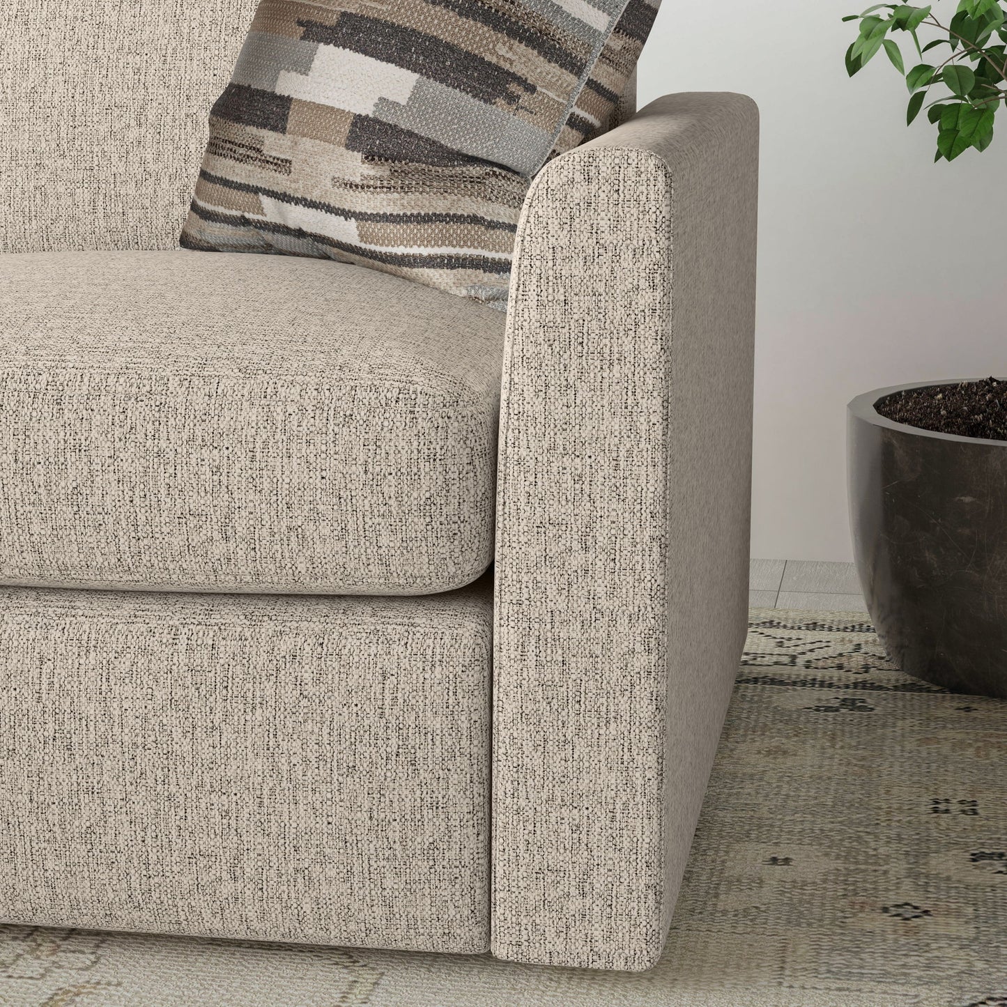 Sky - Fabric Loveseat