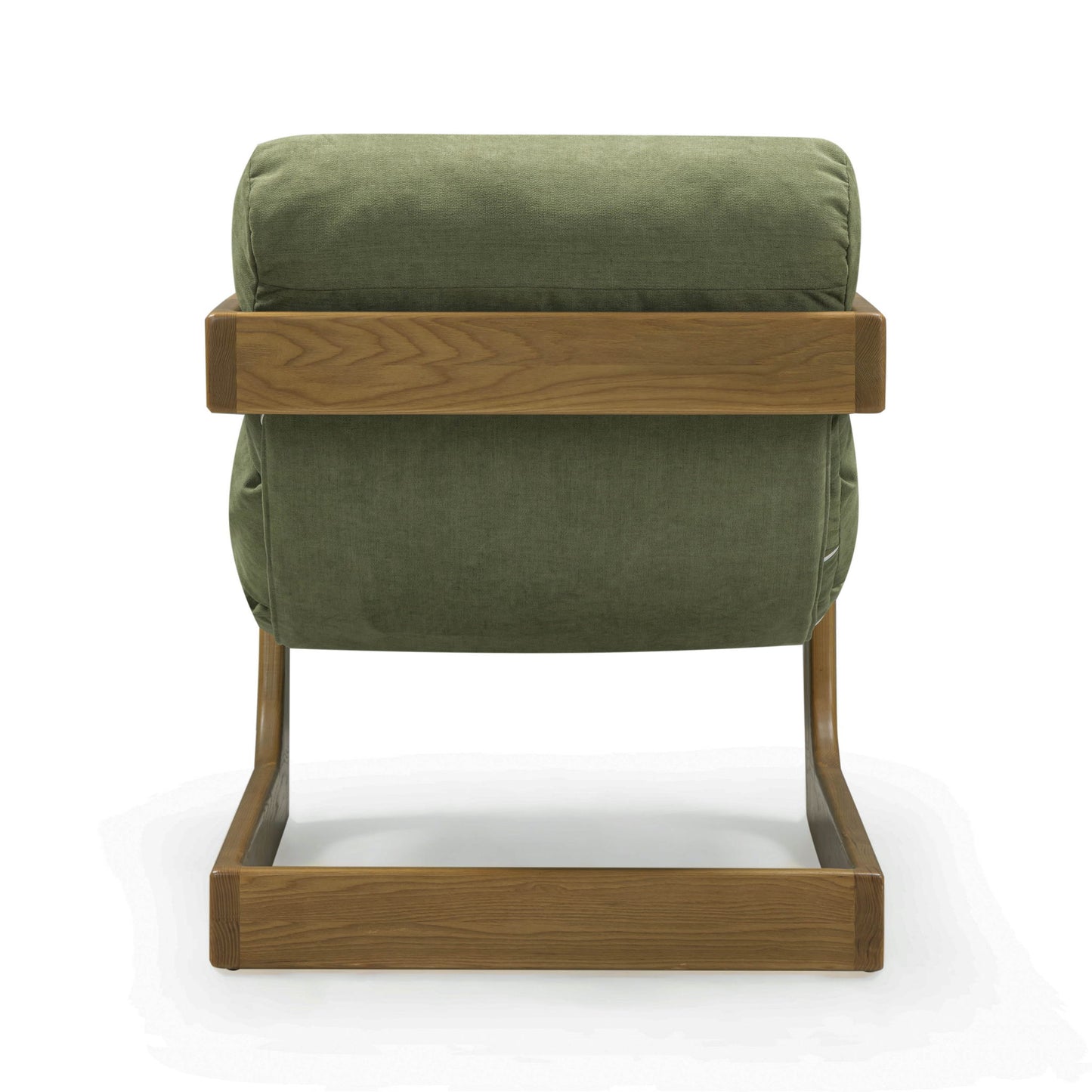 Palma - Upcycled Fabric Accent Chair - Green