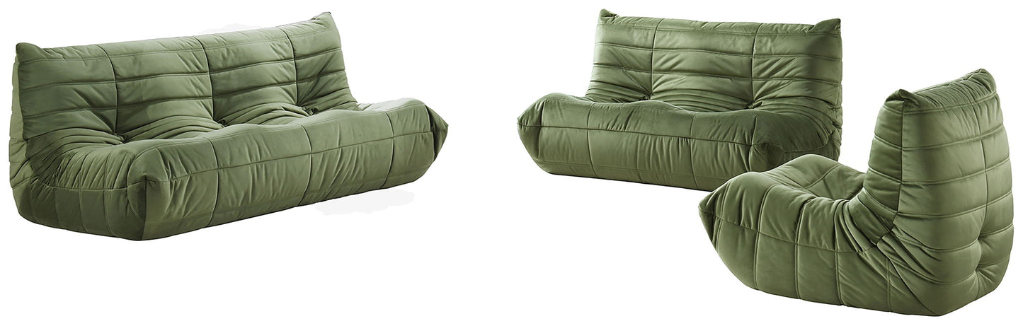 Relax - Velvet 77.75" Upholstered Sofa