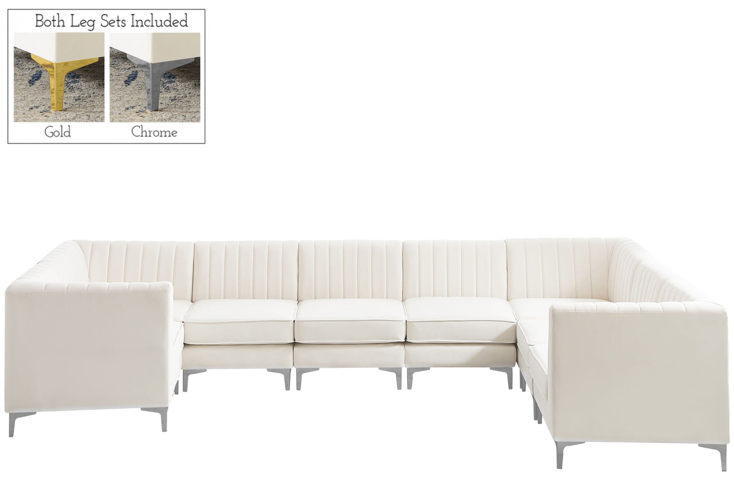 Alina - 8 Piece Modular U-Shaped Sectional