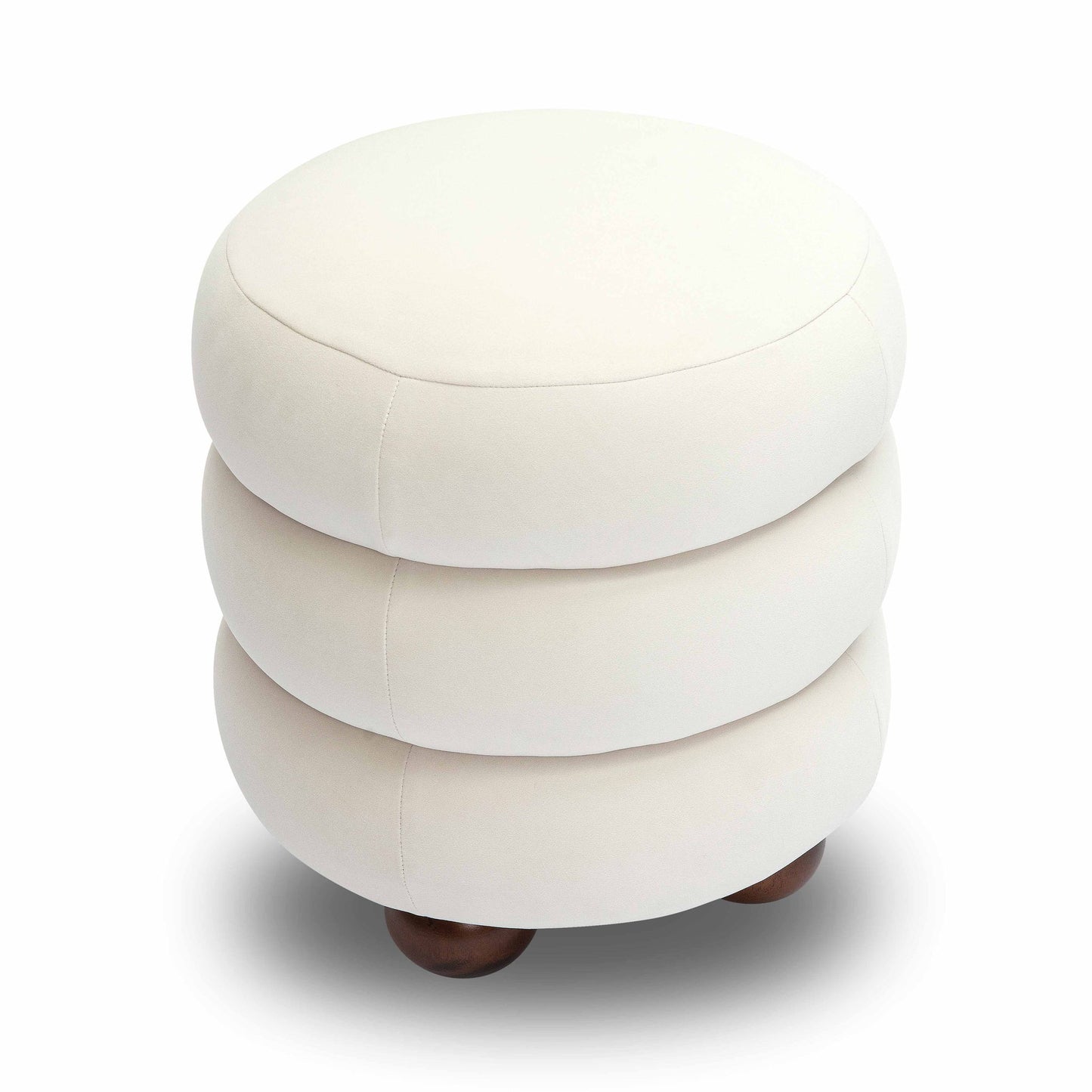 Stefanie - Velvet Ottoman