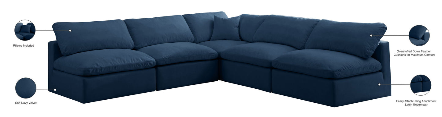 Plush - 5 Piece Modular Sectional