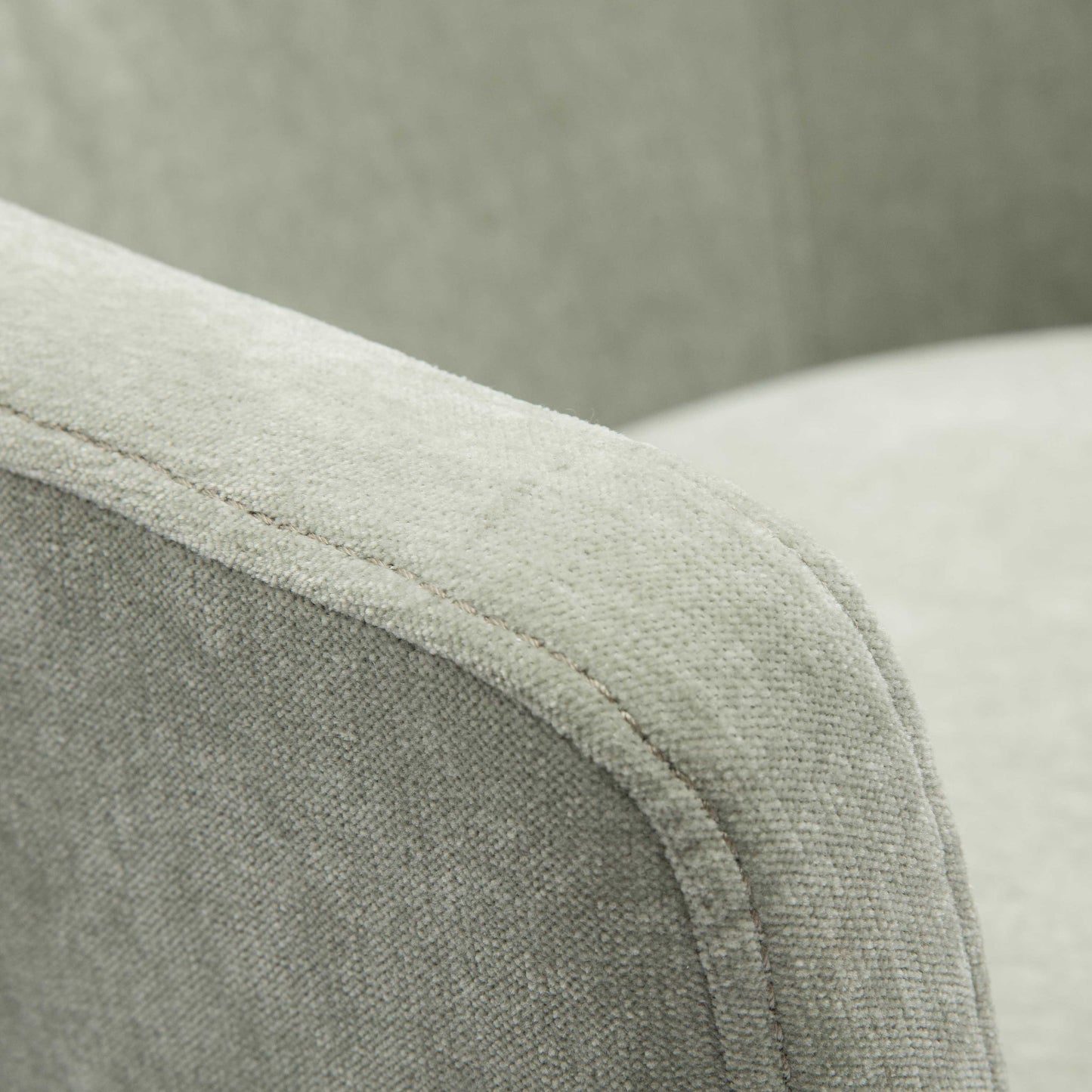 Kristen - Upcycled Chenille Rolling Desk Chair