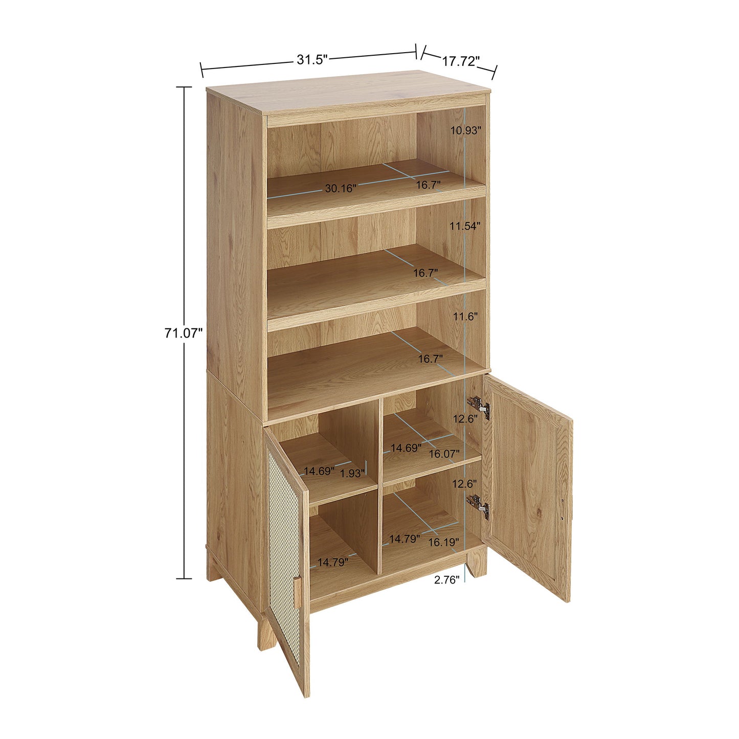 Manhattan Sheridan - Bookcase Cabinet