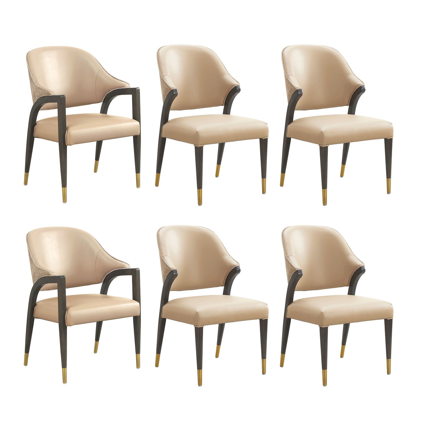 Manhattan Collette - Wood Upholstered Armchair