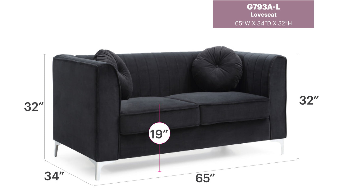 Glory Furniture - Delray - Loveseat