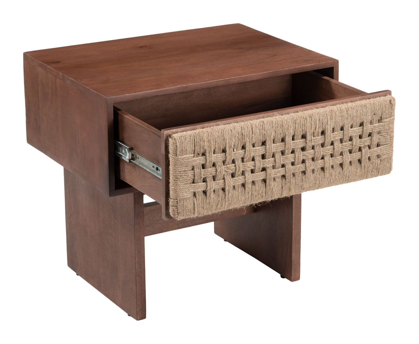 Amaria - Nightstand - Natural / Walnut