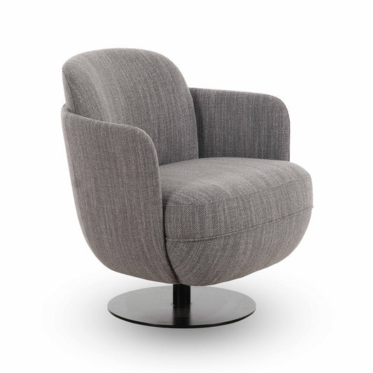 Solange - Swivel Chair - Gray