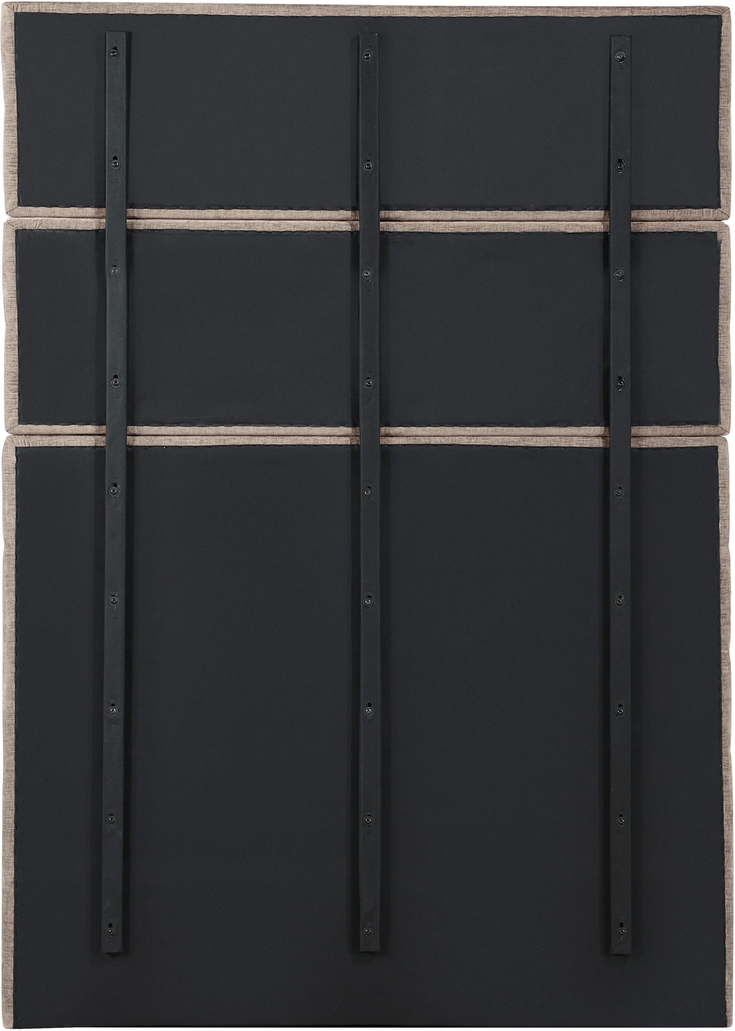 Adam - Chenille Fabric Bed With 89" Headboard