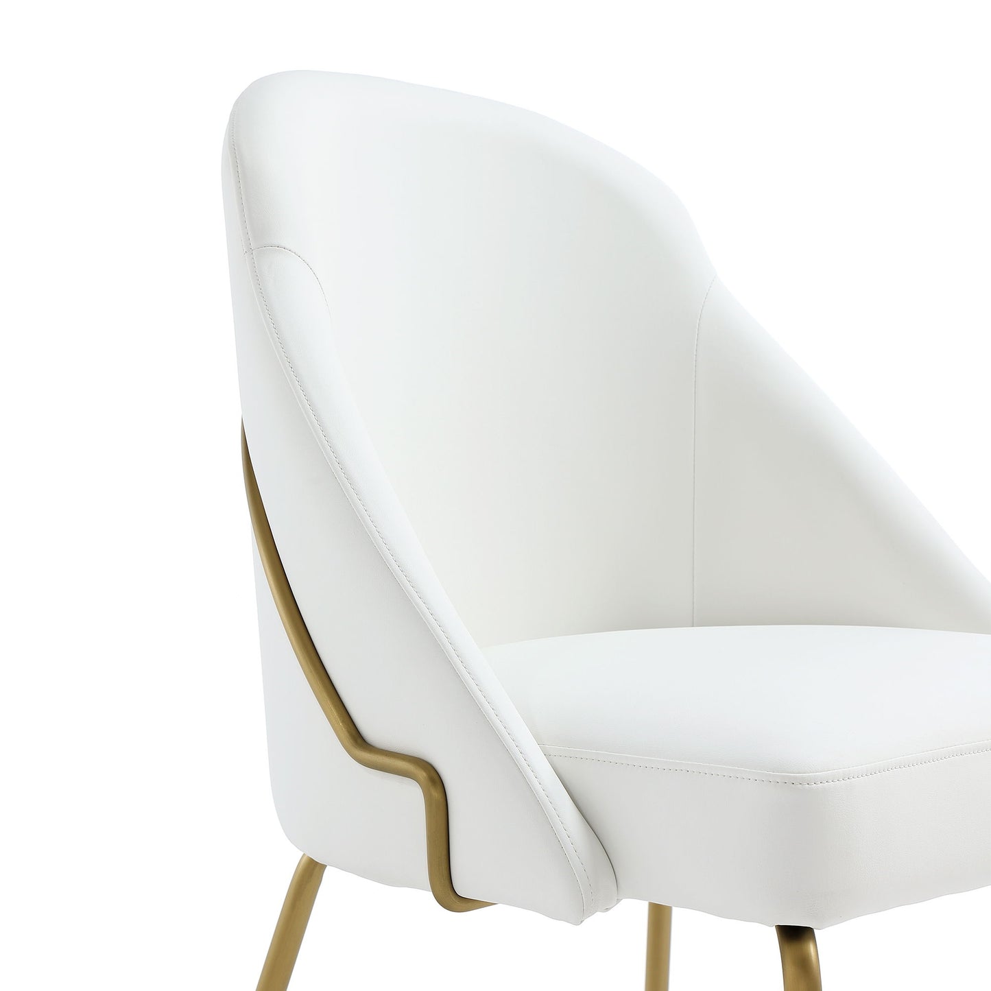 Manhattan Gracie - Dining Chair With Gold Legs