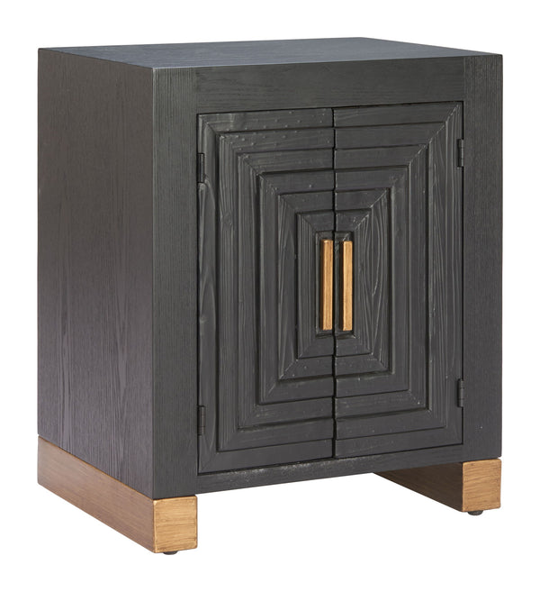 Trazo - Side Table - Black
