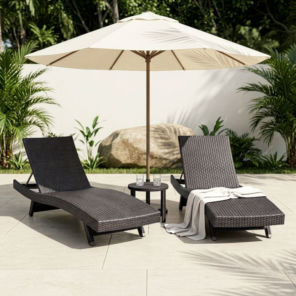 Serene Outdoor Chaise Lounger