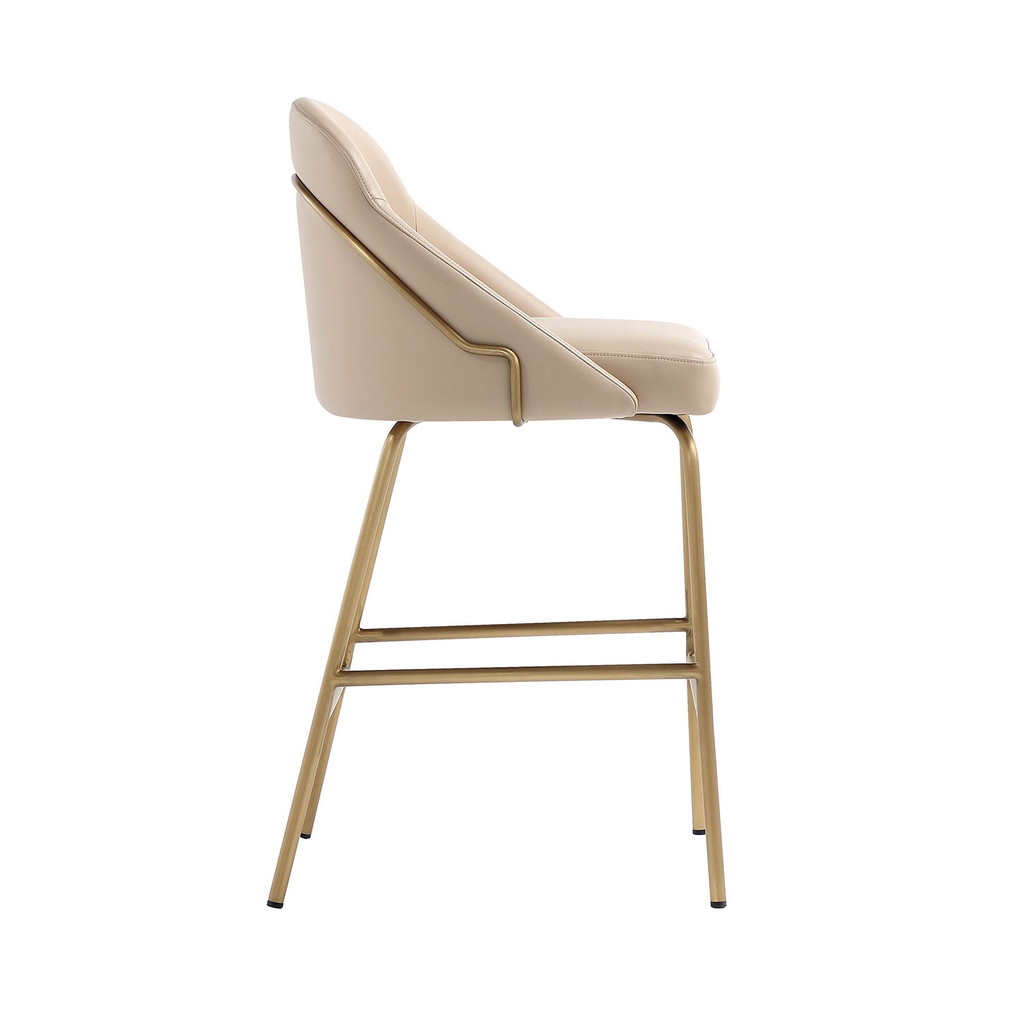 Manhattan Gracie - Counter Stool With Gold Base