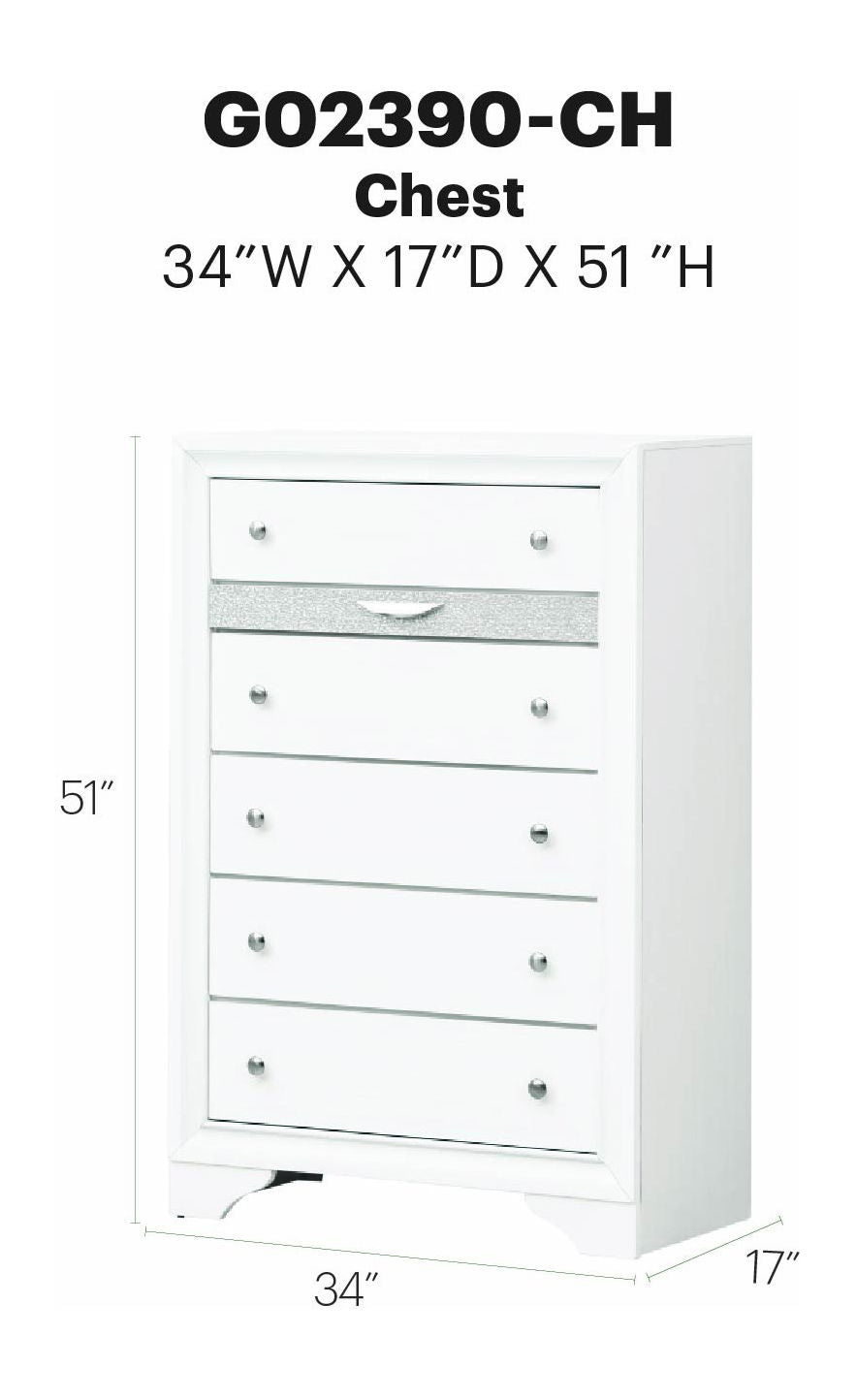 Glory Furniture - Madrid - Chest
