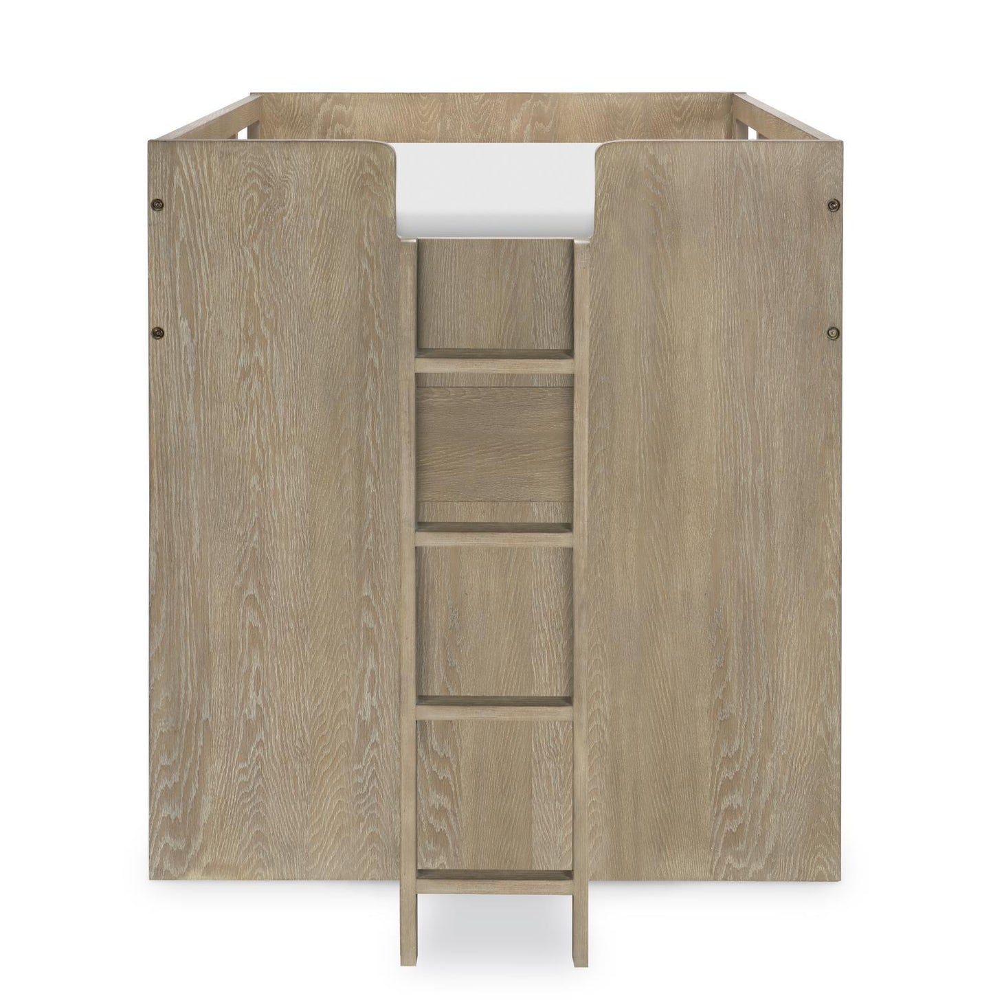 District - Complete Captains Bed - Weathered Oak