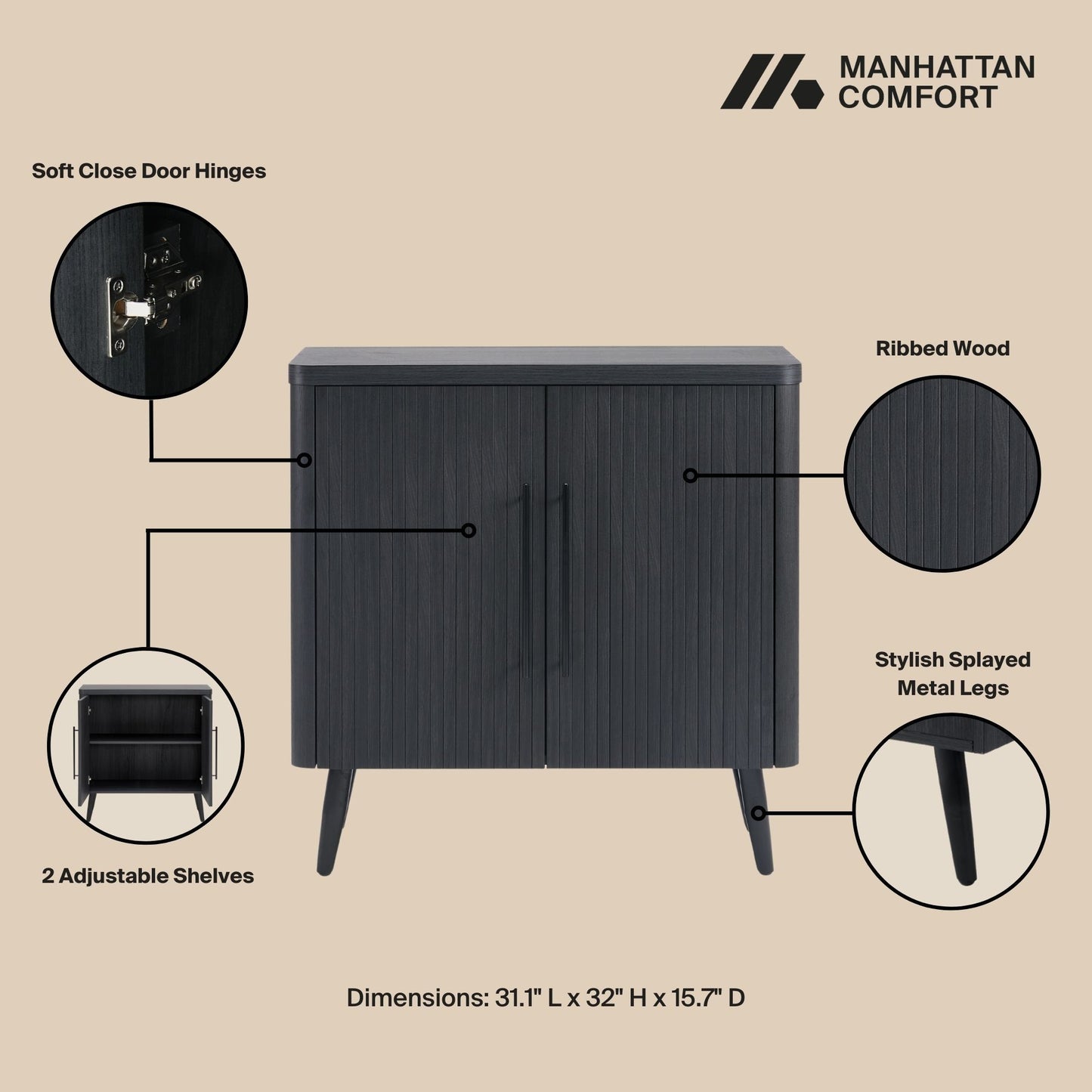 Manhattan Jodie - Accent Cabinet